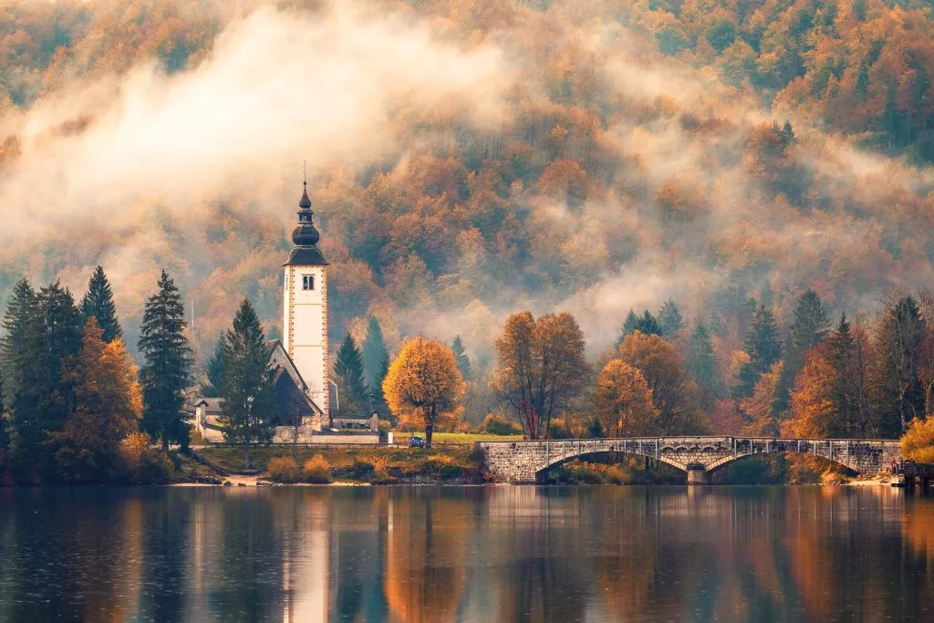 Bohinj om efteråret