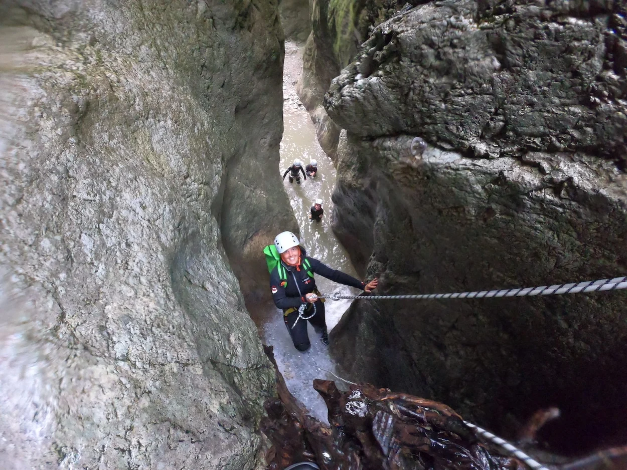 Expérience de canyoning à Soča