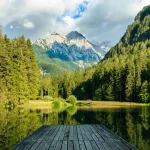 Jezersko en de berg
