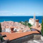 Piran from the castle