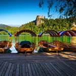 Pletna boats at Lake Bled
