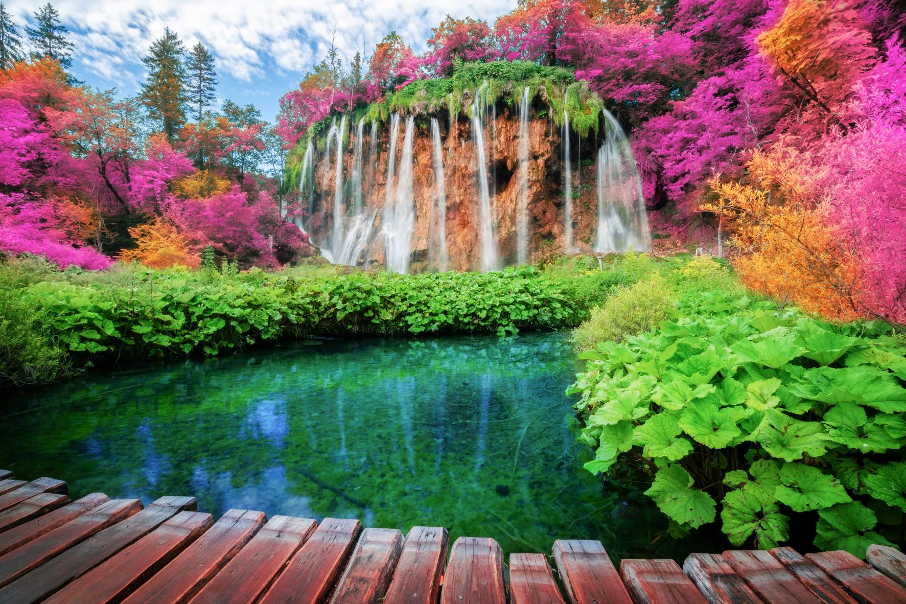 Lagos de Plitvice en primavera
