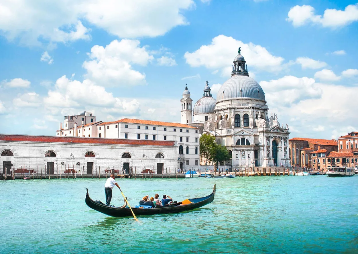 Gondoltur i Venedig