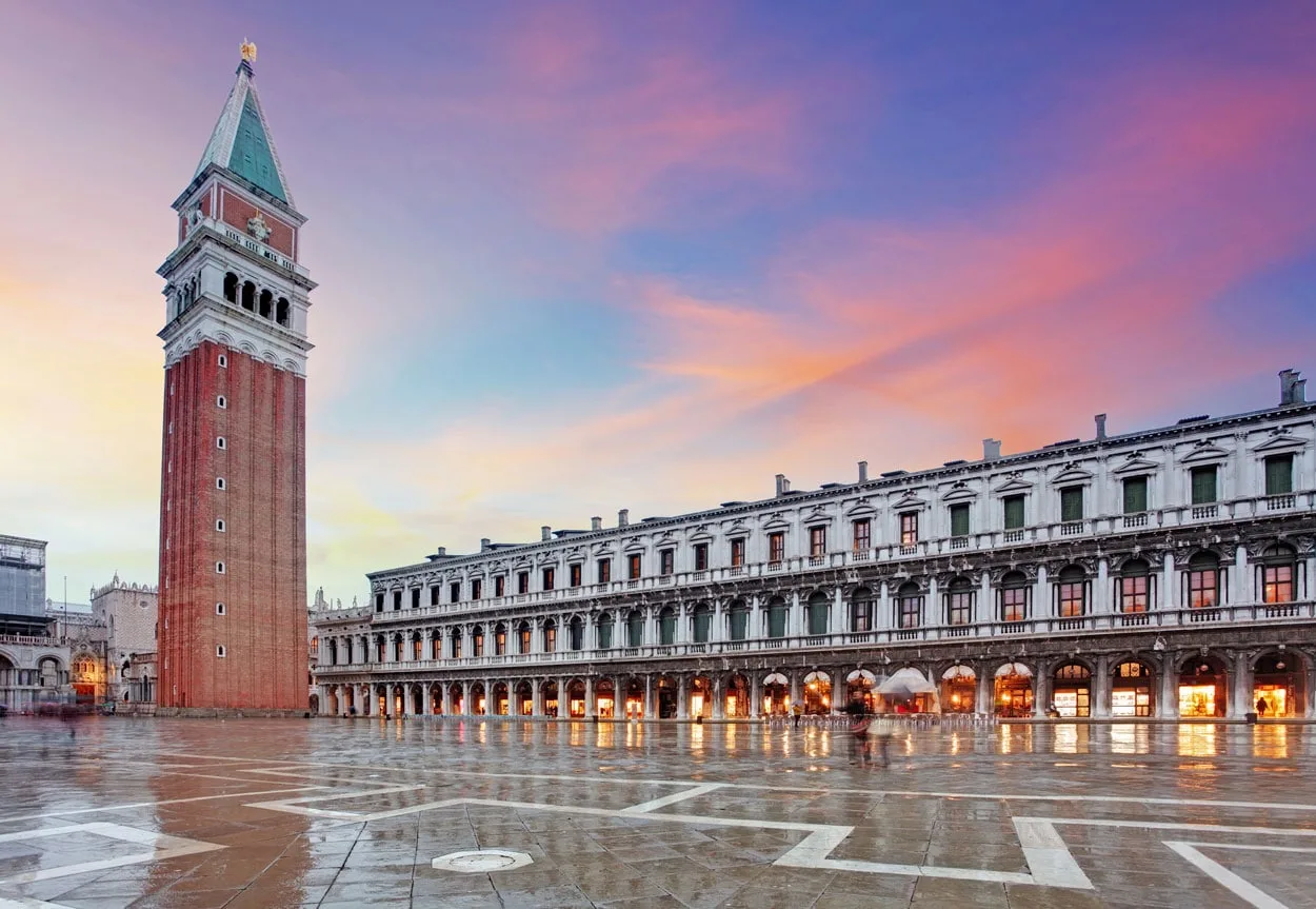 Hauptplatz in Venedig