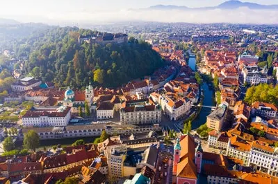 excursión de un día a ljubljana vista desde arriba