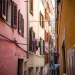 Narrow streets in Piran