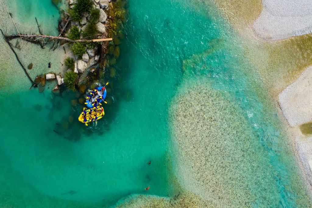 Rafting en el río Soča
